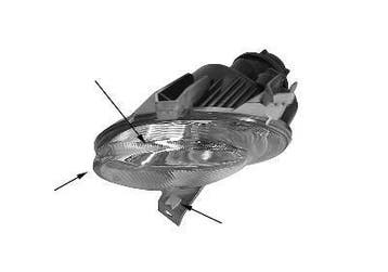 Peugeot 206 XS,S16,GT,GTI Mistlamp Links (Mistlampen), Auto-onderdelen, Verlichting, Verzenden, Nieuw