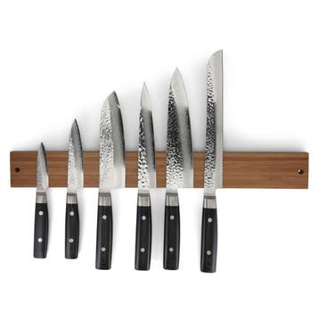 Yaxell Zen Messenset – 7-delig – Magnetische Messenstrip, Huis en Inrichting, Keuken | Bestek, Ophalen of Verzenden, Nieuw, Overige materialen