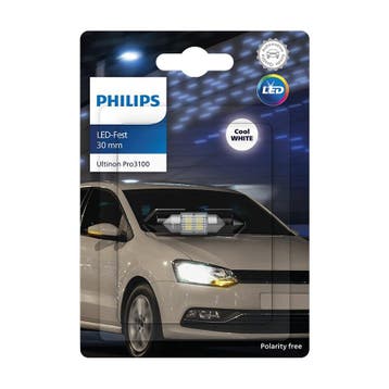 Philips SV8.5 Festoon 30mm Wit 12V, Ophalen of Verzenden, Nieuw