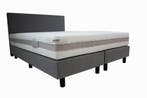 Budget Boxspring grijs inclusief micropocketmatras HR55, Verzenden, Nieuw, Grijs, Modern