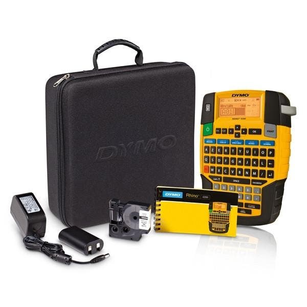 Dymo RHINO 4200 industriële labelprinter kofferset (QWERTY), Computers en Software, Labelprinters, Tape-label, Nieuw, Verzenden