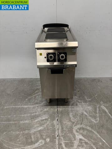 RVS Metos Elektrisch 2 Pits Fornuis 40 cm 400V Horeca, Ophalen of Verzenden, Gebruikt