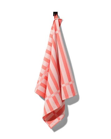 HEMA Theedoek 65x65 katoen koraal 6=40% / 4=25% / 2=15%, Verzenden