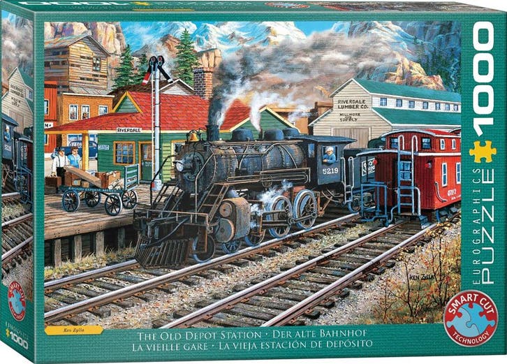Het Oude Riverdale Station Puzzel (1000 stukjes) |, Hobby en Vrije tijd, Denksport en Puzzels, Nieuw, Verzenden