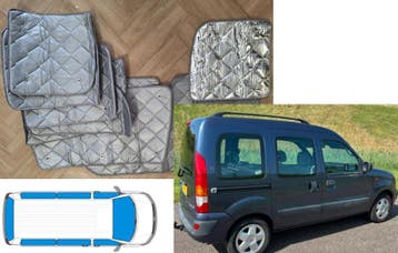 Renault Kangoo Raamisolatie binnenzijde compleet 8 delig, Ophalen of Verzenden, Nieuw