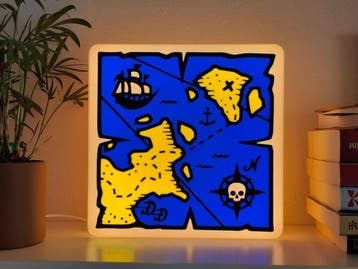 LEGO Custom Item - Lighted Treasure Map Tile, Nieuw