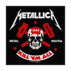 Metallica Metal Militia Patch officiële merchandise, Verzamelen, Ophalen of Verzenden, Nieuw, Kleding