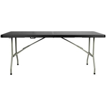 Inklapbare Buffettafel | Kunststof/Staal | Zwart Blad |, Verzenden, Nieuw in verpakking