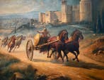 Svnder (XXI) - La corsa verso le mura, Antiek en Kunst, Kunst | Schilderijen | Modern