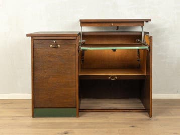 Bureau - Eik - Functioneel bureau uit de jaren vijftig