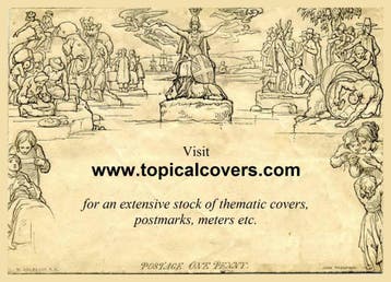 Webshop TOPICALCOVERS.COM - More than 17.500 items, Gestempeld
