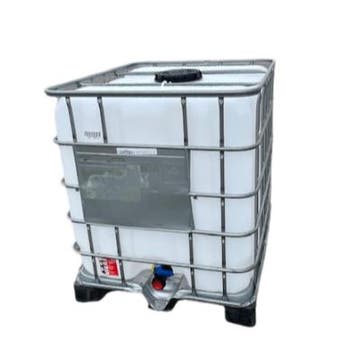 IBC refurbished IBC005 kunststof 1000L - Transparant, Gebruikt