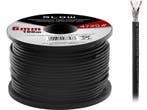 Microfoonkabel 2 x 0.20 mm zwart op rol 100 meter, Audio, Tv en Foto, Audiokabels en Televisiekabels, Ophalen of Verzenden, Nieuw
