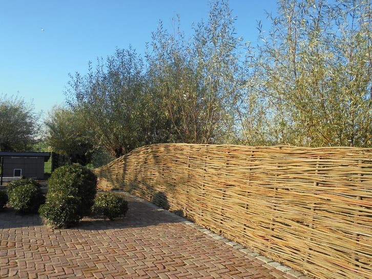 wilgentenen wilgentakken  wilgenscherm vlechthout bleeslatte, Tuin en Terras, Tuinhekken en Hekwerk, Nieuw, Hout, Tuinhek