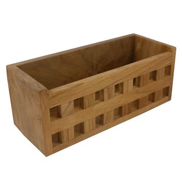 Teak Blokrooster Opbergrek Medium, Watersport en Boten, Ophalen of Verzenden, Nieuw