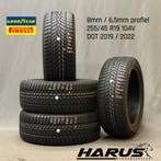 255/45/19 104V Goodyear Pirelli 8/6,5mm winterbanden 4X, 19 inch, Gebruikt, 255 mm, Band(en)