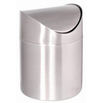 Afvalbakje RVS 17(h) x 12(Ø) cm, Verzenden, Nieuw in verpakking