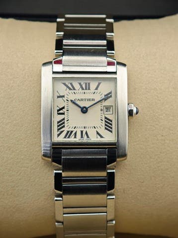 Cartier - Tank Francaise Midsize - 2465 - Dames - 2000-2010, Nieuw