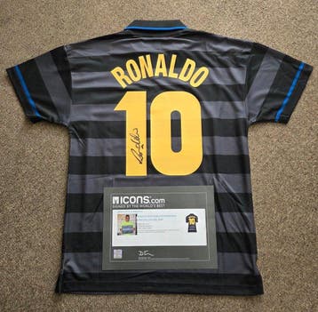 Inter Milan - UEFA Cup Final - Ronaldo - Voetbalshirt, Nieuw
