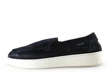 Manfield Instappers in maat 41 Blauw, Manfield, Overige typen, Zo goed als nieuw, Verzenden