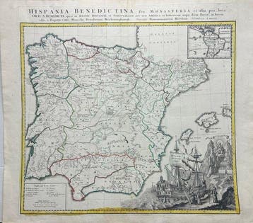 Spanje - De koninkrijken Spanje en Portugal; Homann /, Nieuw