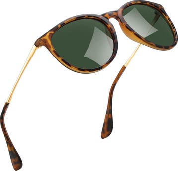 Zonnebril retro polariserend | retourdeal 75% korting, Sieraden, Tassen en Uiterlijk, Zonnebrillen en Brillen | Dames, Overige merken