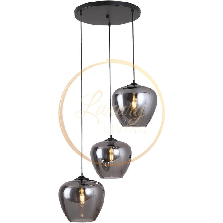 Olivia Hanglamp 3-Licht Rond, Huis en Inrichting, Lampen | Overige, Nieuw, Verzenden