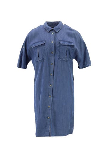 Only Jurk in maat 36 Blauw, Kleding | Dames, Only, Verzenden, Zo goed als nieuw, Blauw