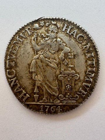 Nederland, Utrecht Generaliteitsgulden 1764 (Zonder