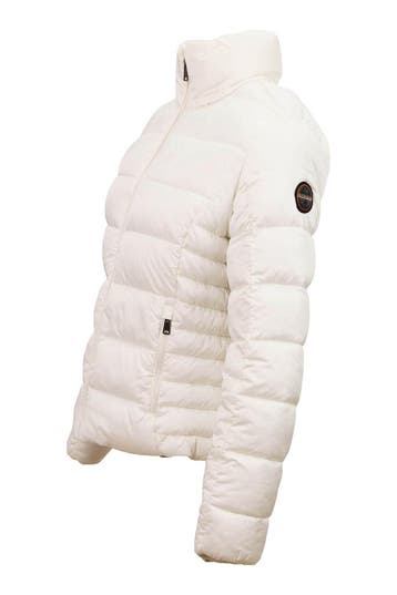 Napapijri Jas in maat S Wit, Kleding | Dames, Jassen | Winter, Napapijri, Verzenden, Zo goed als nieuw, Wit