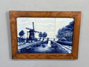 Tegel - 1950-1970 - Delfts tegel tableau