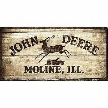 John Deere Moline ill.reclamebord, Verzenden, Nieuw