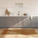 vidaXL Vloerkleed rechthoekig 80x200 cm bamboe bruin, Verzenden, Nieuw, Bruin