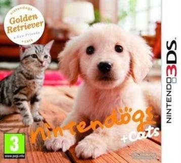 Nintendogs + Cats Golden Retriever & New Friends (3DS Games), Spelcomputers en Games, Games | Nintendo 2DS en 3DS, Ophalen of Verzenden