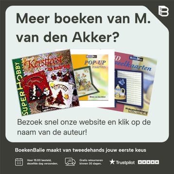 Kerstkaarten met stansjes en stofjes / SuperHobby, Boeken, Verzenden, Gelezen, M. van den Akker