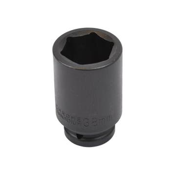 Krachtdop lang – metrisch zeskant 38 mm. – 3/4 aansluiting, Ophalen of Verzenden, Nieuw