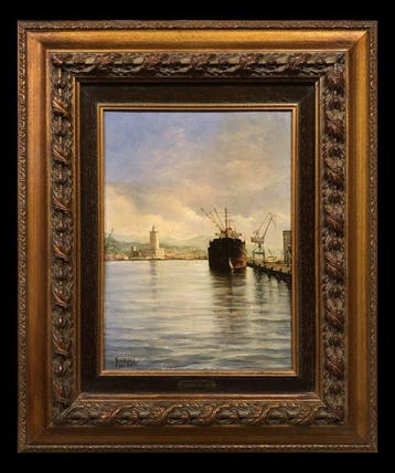 Javier González de Lara (1964) - Le Port de Málaga: Effet