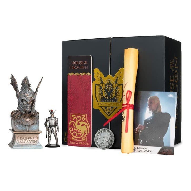 House of the Dragon Deamon Targaryen Collector Box, Verzamelen, Film en Tv, Film, Beeldje, Replica of Model, Nieuw, Ophalen of Verzenden