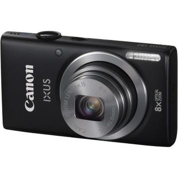Canon IXUS 132 Digitale Compact Camera - Zwart, Verzenden, Zo goed als nieuw