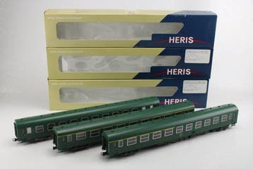 Heris H0 - 12220 - Modeltrein personenwagonset (1) -, Nieuw