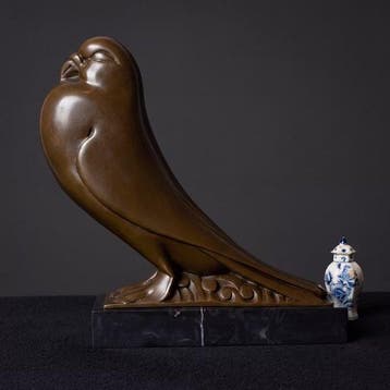 Beeld, Naar Coenrad : Exclusief Beeld, Duif - 29 cm - Brons,