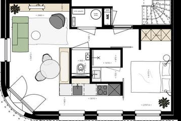 Studio Johan de Wittstraat in Dordrecht, Minder dan 20 m², Overige regio's