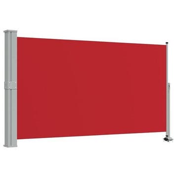 Zijscherm Balkon Rood 140cm | Tweedekansje | OP=OP, Tuin en Terras, 100 tot 150 cm, Ophalen of Verzenden, Zo goed als nieuw, 200 cm of meer