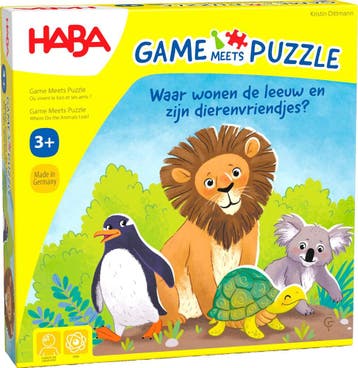 Game meets Puzzle - Waar Wonen de Leeuw en zijn, Verzenden, Nieuw