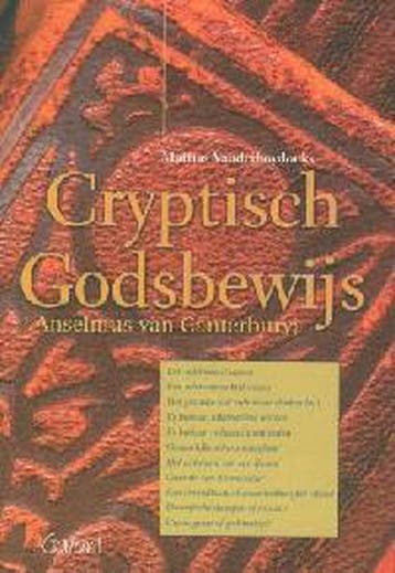 CRYPTISCH GODSBEWIJS 9789044110999 M. Vanderhoydonks, Verzenden, Zo goed als nieuw, M. Vanderhoydonks