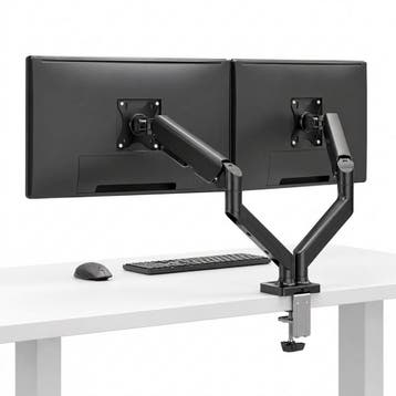 Stane Monitor Arm 2 Schermen met Gasveer – Dubbele, Computers en Software, Ophalen of Verzenden, Zo goed als nieuw, STANE