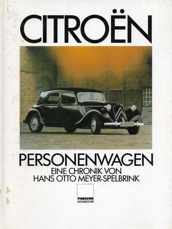 Citroën Personenwagen – eine Chronik von Hans Otto Meyer, Boeken, Auto's | Boeken, Algemeen, Gelezen, Verzenden