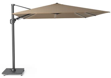 Challenger T2 zweefparasol 300x300 cm taupe, Ophalen of Verzenden, Nieuw