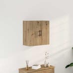 vidaXL Wandkast Artisan Eiken 60 x 31,5 x 60 cm Bewerkt hout, Huis en Inrichting, Kasten | Overige, Verzenden, Nieuw