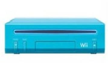 Wii Console Blauw (2e Model) (Wii Spelcomputers), Spelcomputers en Games, Ophalen of Verzenden, Zo goed als nieuw